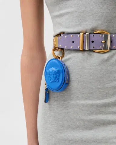 Versace Lou Nappa Coin Purse | Thumbnail 2 Versace Lou Nappa Coin Purse | Thumbnail 2
