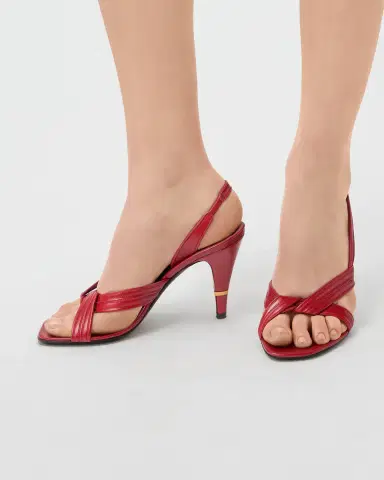 Versace Gianni Nappa Sandals 90 mm | Thumbnail 2 Versace Gianni Nappa Sandals 90 mm | Thumbnail 2