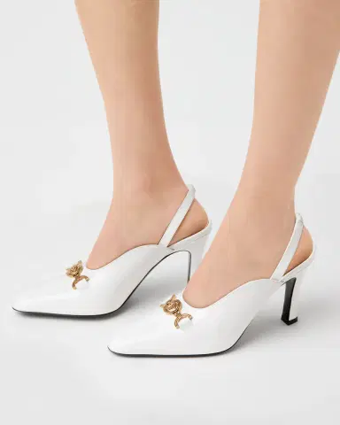 Versace Marisa Patent Slingbacks 90 mm | Thumbnail 2 Versace Marisa Patent Slingbacks 90 mm | Thumbnail 2