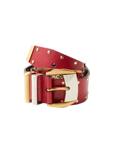 Versace Studded Leather Belt 4 cm | Thumbnail 1 Versace Studded Leather Belt 4 cm | Thumbnail 1