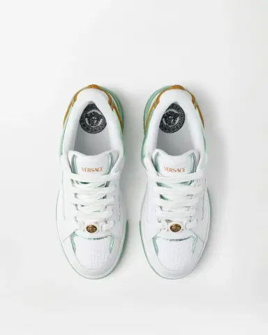 Versace Biggie Basket Leather Sneakers | Thumbnail 2 Versace Biggie Basket Leather Sneakers | Thumbnail 2