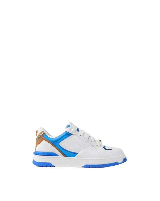 Versace Biggie Basket Leather Sneakers