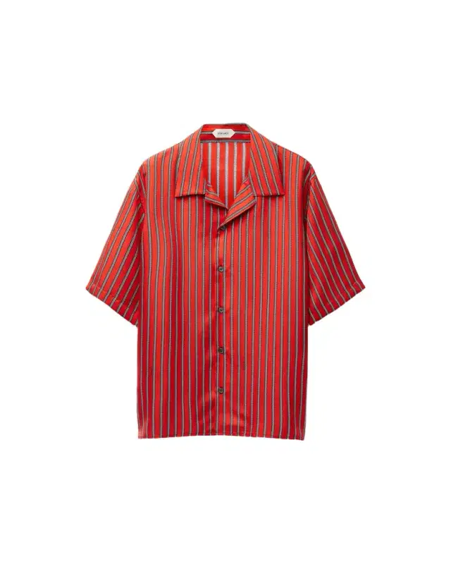 Versace Printed Silk Twill Shirt