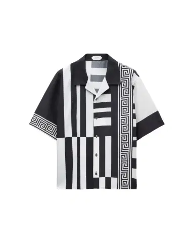 Versace Printed Cotton-Silk Shirt | Thumbnail 1