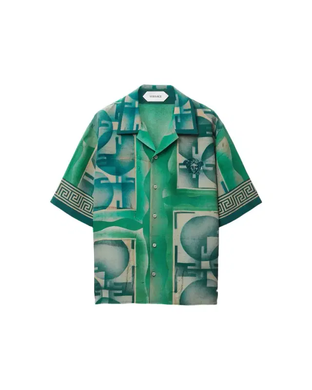 Printed Crêpe De Chine Silk Shirt