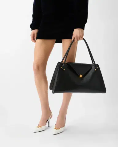 Versace Severine Large Leather Shoulder Bag | Thumbnail 2