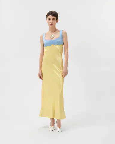 Versace Silk Cady Satin Gown | Thumbnail 2 Versace Silk Cady Satin Gown | Thumbnail 2