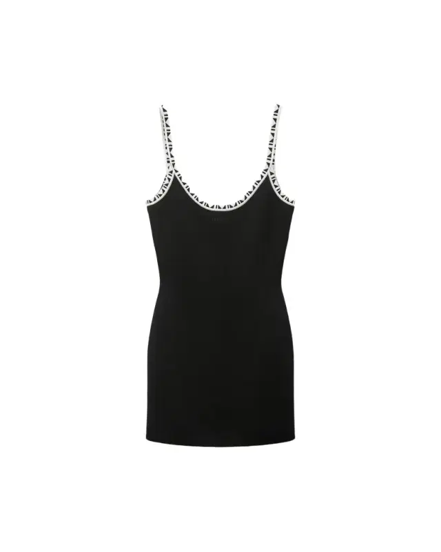 Versace Stretch Viscose Jacquard Mini Dress
