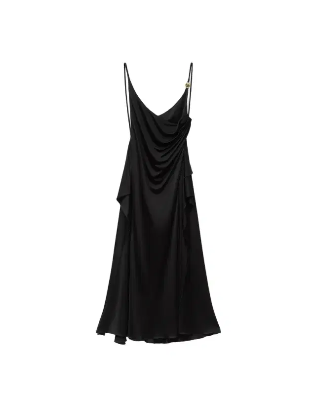 Versace Viscose-Jersey Draped Midi Dress