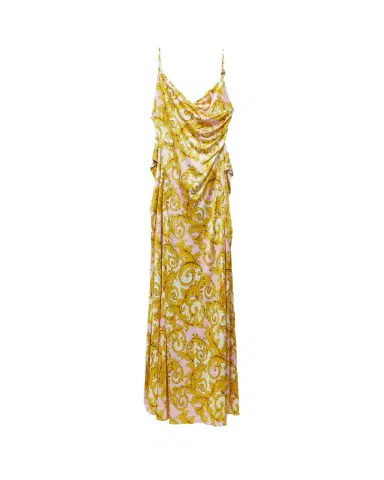 Versace Printed Viscose Jersey Gown | Thumbnail 1