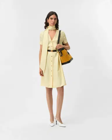Versace Jacquard Viscose-Silk Midi Dress | Thumbnail 2