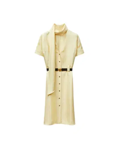 Versace Jacquard Viscose-Silk Midi Dress | Thumbnail 1