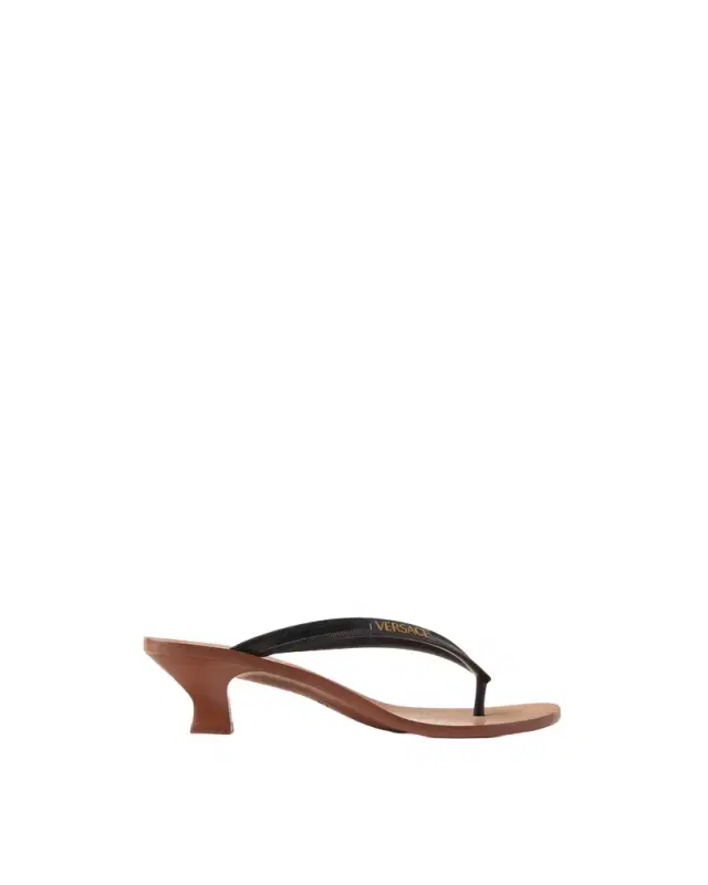 Versace Sophie Rubber Thong Sandals 40 mm