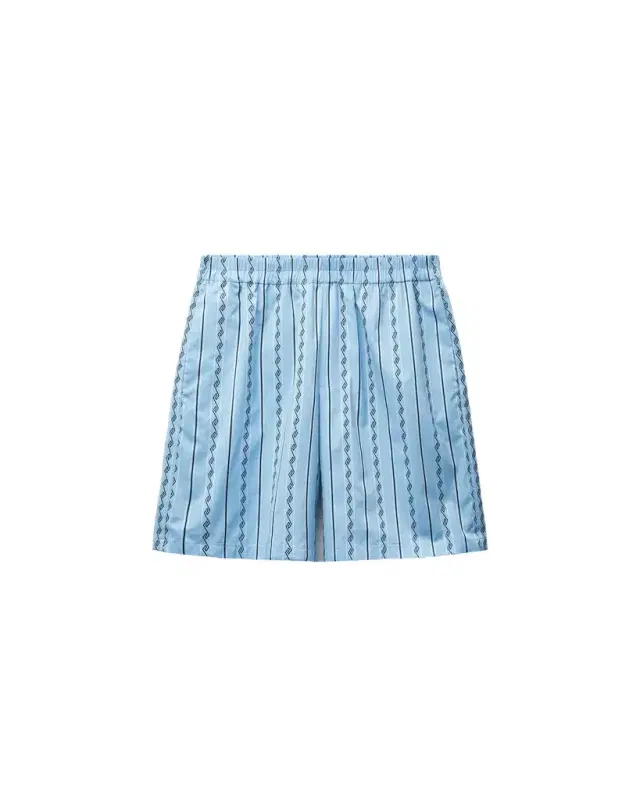 Versace Jacquard Cotton-Silk Shorts