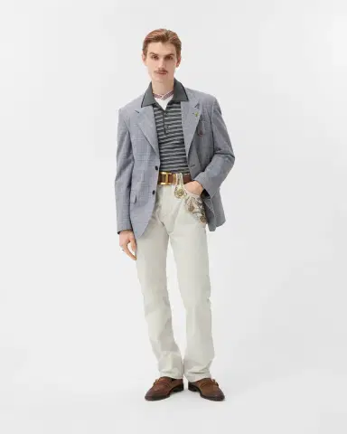 Versace Embroidered Straight Jeans | Thumbnail 2 Versace Embroidered Straight Jeans | Thumbnail 2