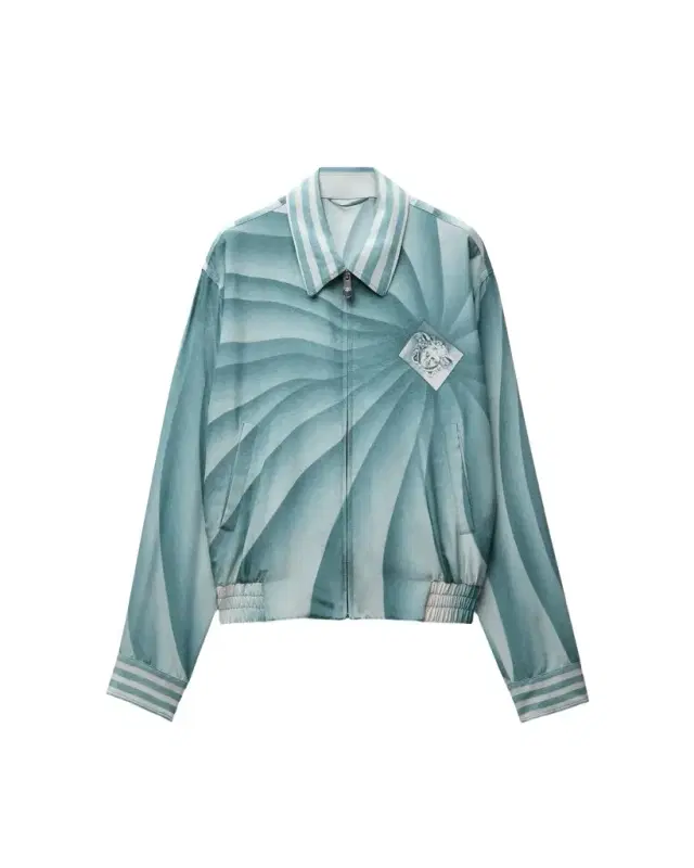 Printed Silk-Poplin Blouson Printed Silk-Poplin Blouson