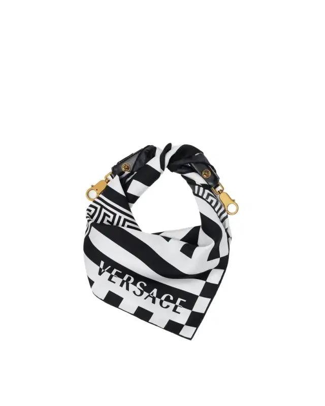 Versace Printed Silk Scarf Charm 55 cm