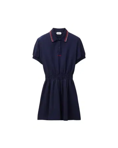 Versace Embroidered-Logo Cotton Piqué Polo Mini Dress | Thumbnail 1 Versace Embroidered-Logo Cotton Piqué Polo Mini Dress | Thumbnail 1