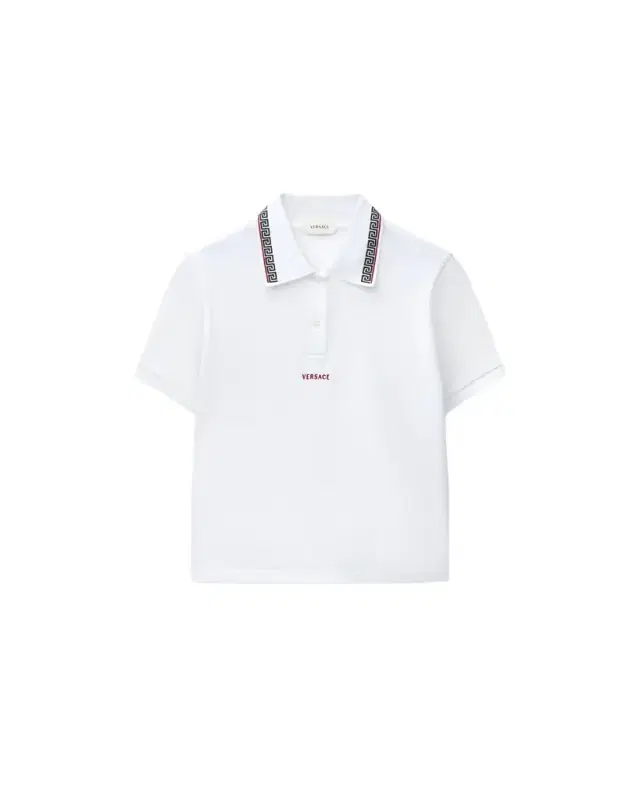 Versace Embroidered-Logo Cotton Piqué Polo