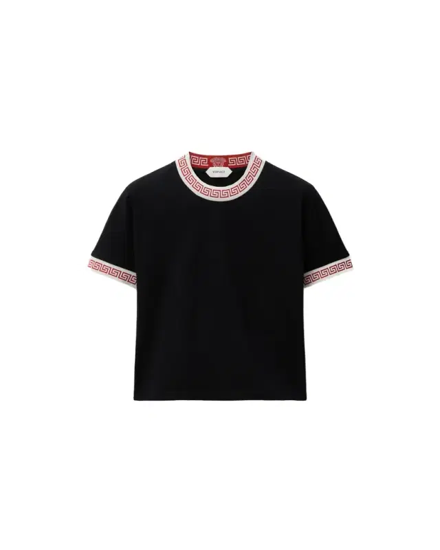 Versace Jacquard Stretch Cotton-Jersey T-Shirt