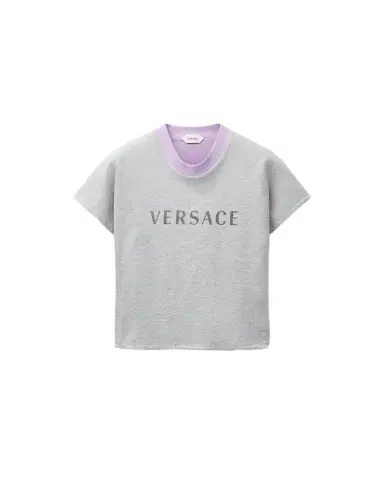Versace Printed Stretch Cotton-Jersey T-Shirt | Thumbnail 1