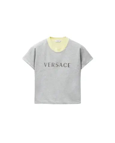 Versace Printed Stretch Cotton-Jersey T-Shirt | Thumbnail 1