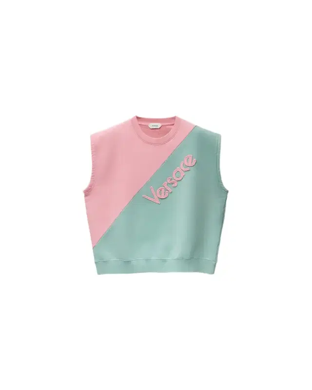 Versace Embroidered Cotton-Jersey Short-Sleeved Sweatshirt