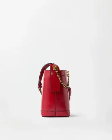 Versace Pivot Mini Leather Bucket Bag | Thumbnail 2 Versace Pivot Mini Leather Bucket Bag | Thumbnail 2