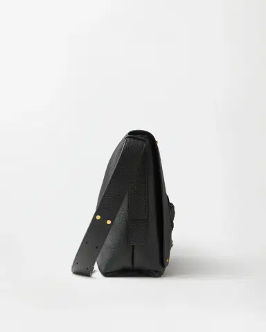 Versace Lou Large Leather Messenger Bag | Thumbnail 2 Versace Lou Large Leather Messenger Bag | Thumbnail 2