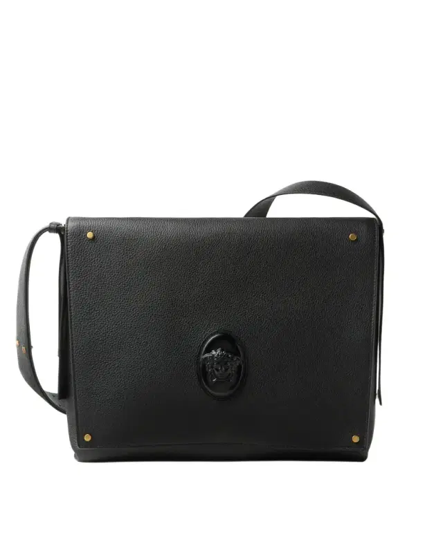 Lou Large Leather Messenger Bag
