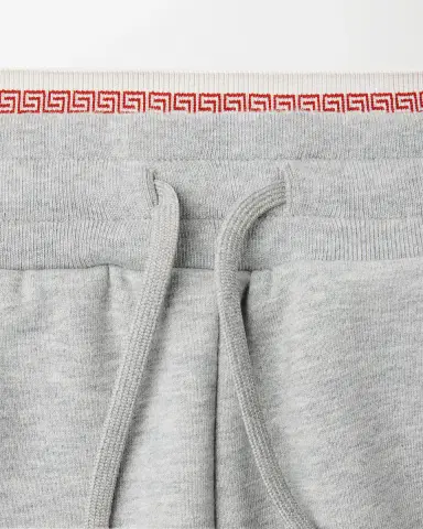 Versace Embroidered-Logo Cotton Sweatpants | Thumbnail 2 Versace Embroidered-Logo Cotton Sweatpants | Thumbnail 2