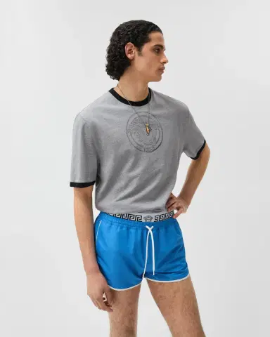 Versace Printed Cotton-Jersey Slim T-shirt | Thumbnail 2 Versace Printed Cotton-Jersey Slim T-shirt | Thumbnail 2