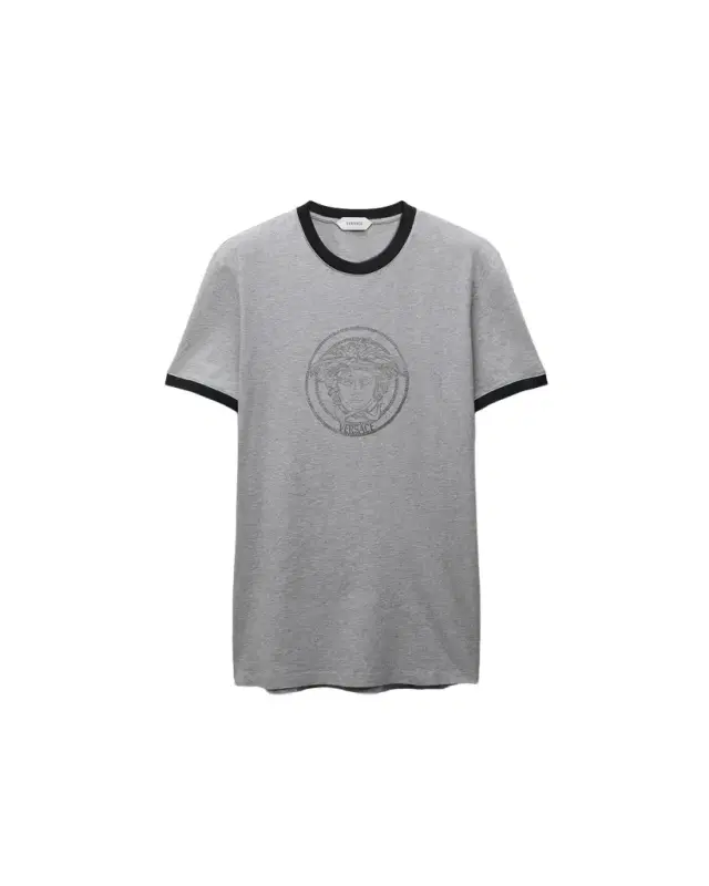 Versace Printed Cotton-Jersey Slim T-shirt