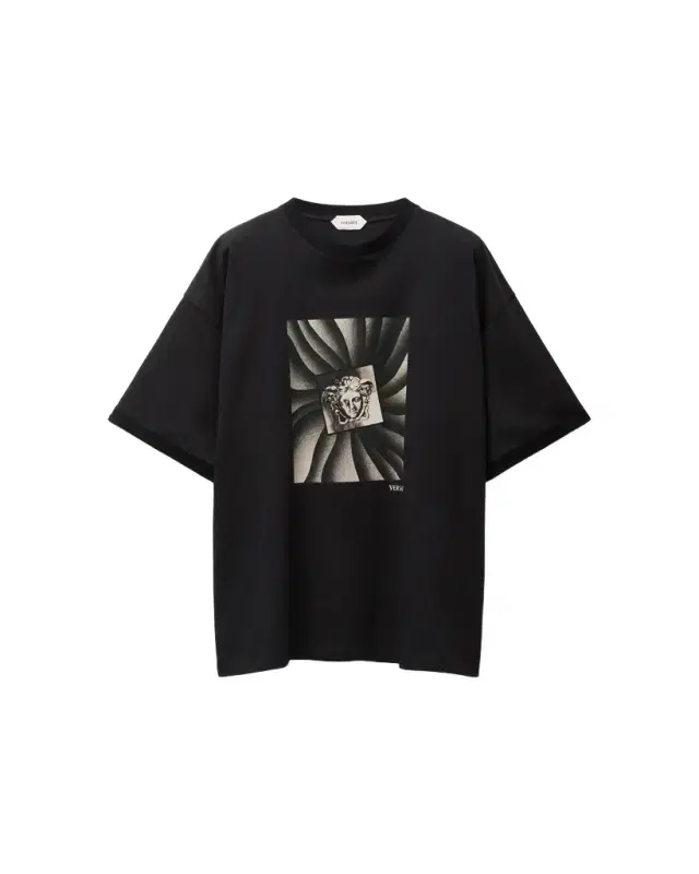 Versace Printed Cotton-Jersey Regular T-Shirt
