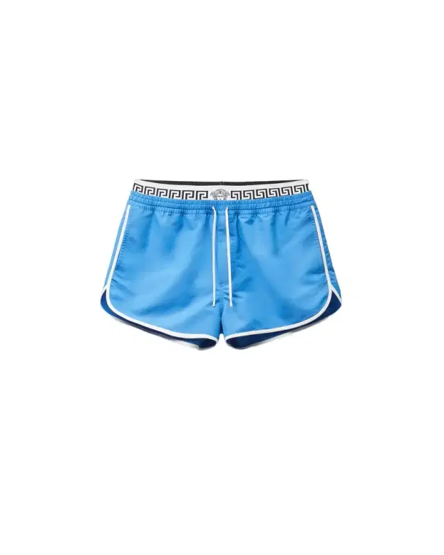 Versace Double-Waistband Swim Shorts