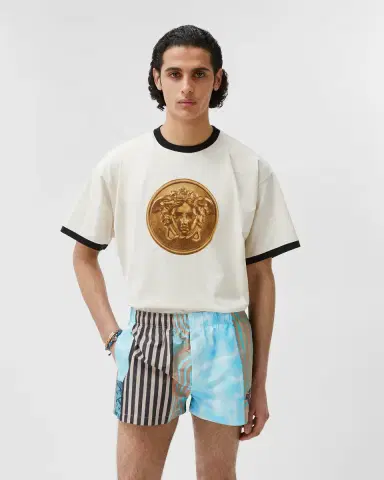 Versace Printed Swim Shorts | Thumbnail 2 Versace Printed Swim Shorts | Thumbnail 2