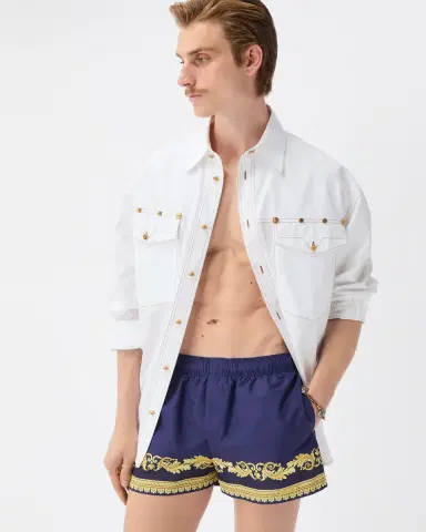 Versace Printed Swim Shorts | Thumbnail 2