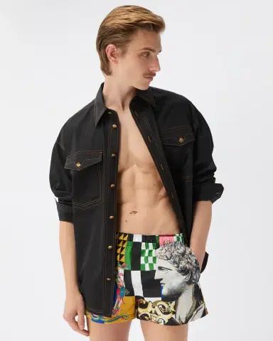 Versace Printed Swim Shorts | Thumbnail 2 Versace Printed Swim Shorts | Thumbnail 2