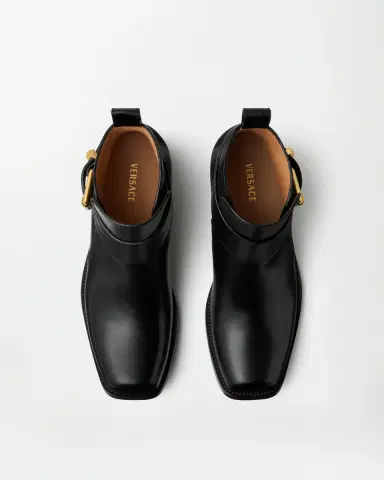 Versace Orlando Leather Boots | Thumbnail 2 Versace Orlando Leather Boots | Thumbnail 2