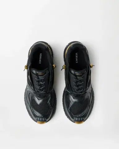 Versace Icaro Leather Sneakers | Thumbnail 2 Versace Icaro Leather Sneakers | Thumbnail 2