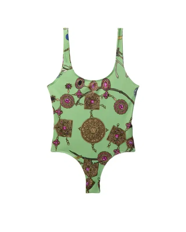 Versace Printed One-Piece Swimsuit