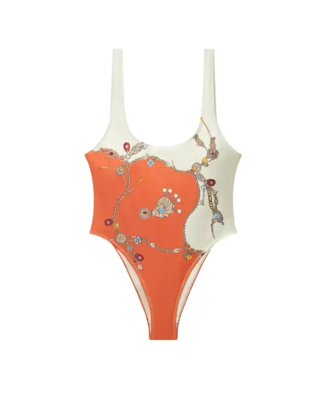 Versace Printed One-Piece Swimsuit