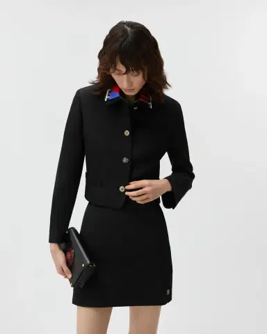 Versace Grain De Poudre Wool Jacket | Thumbnail 2