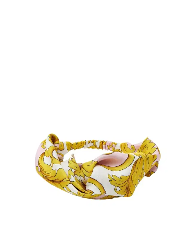 Versace Printed Silk Twill Headband