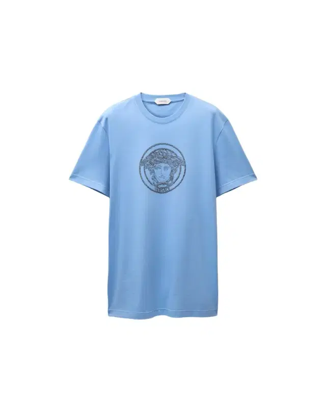 Versace Embroidered-Logo Cotton-Jersey Slim T-Shirt