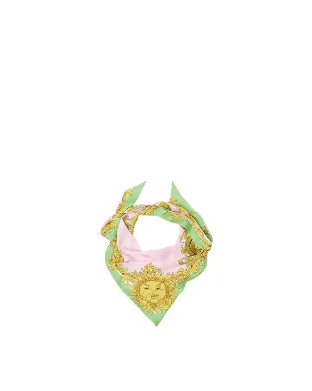 Versace Printed Twill Bandana