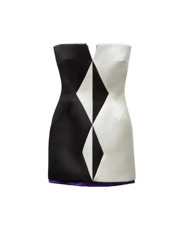 Versace Silk Duchesse Mini Dress