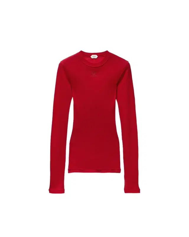 Versace Logo-Embroidered Wool Knit T-Shirt