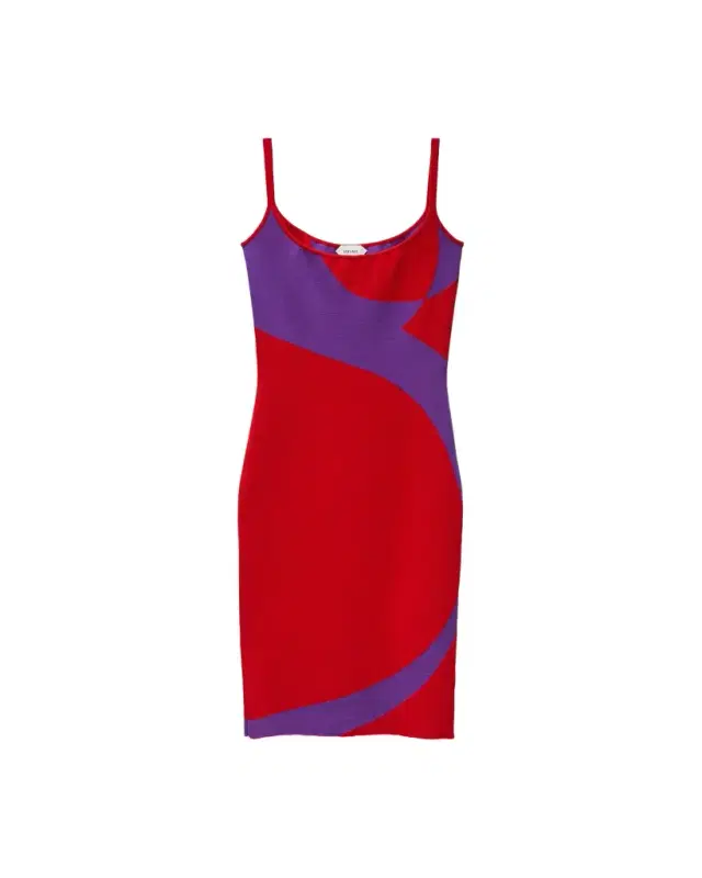 Versace Stretch Wool Knit Mini Dress