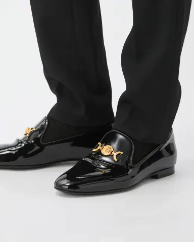 Versace Gala Patent Slippers | Thumbnail 2 Versace Gala Patent Slippers | Thumbnail 2